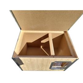 Zateplená dřevěná bouda pro psy - 90×60×60 cm Bouda zateplená pro psy.