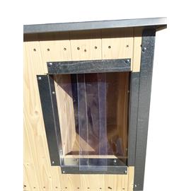 Zateplená dřevěná bouda pro psy - 90×60×60 cm Bouda zateplená pro psy.