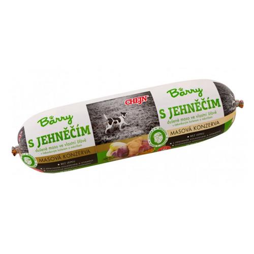 Chejn Barry salám pro psy jehněčí 850 g Salám pro psy Chejn Barry jehněčí, 850 g.