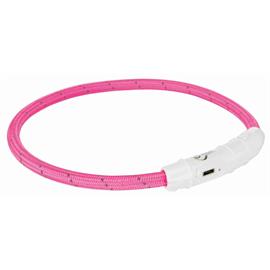 Svítící obojek Trixie pro psa, 35 cm