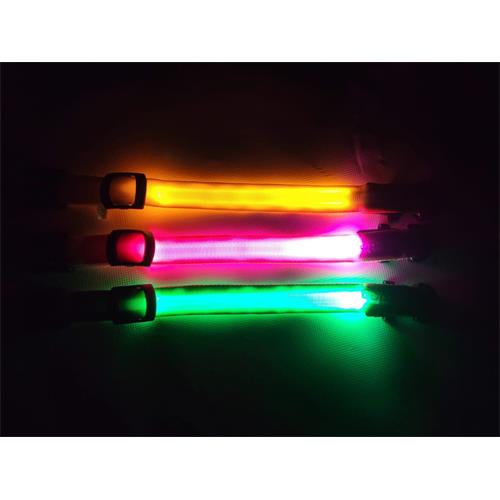 Svíticí obojek Reedog Colour růžový - 22 - 40 cm svíticí obojek Reedog
