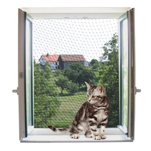 Síť pro kočky bílá, oko 3×3 cm - 6×3 m Síť pro kočky bílá 3×3 cm oko.