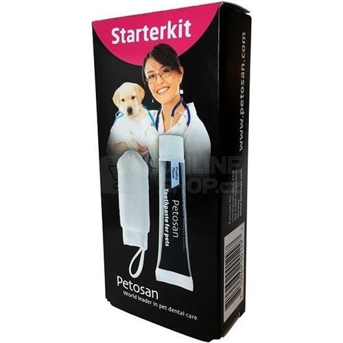 Petosan Zubní kartáček na prst z mikrovlákna + zubní pasta 20 g Zubní kartáček na prst z mikrovlákna + pasta 20g