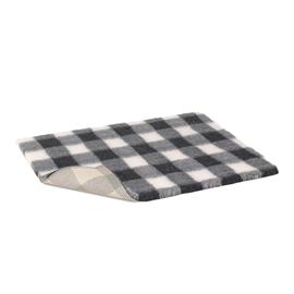 Podložka Vetbed, bílo - šedá kostka