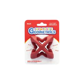 Hračka pro psy Chewtastic Geometrics Geo-AstroRolly, červená, 7 cm Hračka pro psy Chewtastic Geometrics Geo-AstroRolly, červená, 7 cm