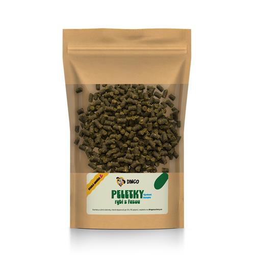 Peletky rybí s řasou 150g Peletky rybí s řasou 150g