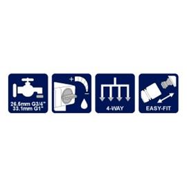 Rozbočovač AQUACRAFT®, Premium, Multi E, na G3/4
