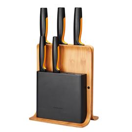 Bambusový blok s pěti noži Fiskars Functional Form 1057552