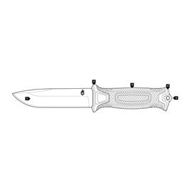Nůž Gerber StrongArm Fixed, černý Nůž Gerber StrongArm Fixed, černý