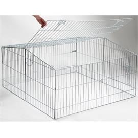 Výběh pro králíky, hlodavce a drůbež 115×115×60 cm, sedlová střecha Výběh pro králíky, hlodavce a drůbež 115 x 115 x 60 cm