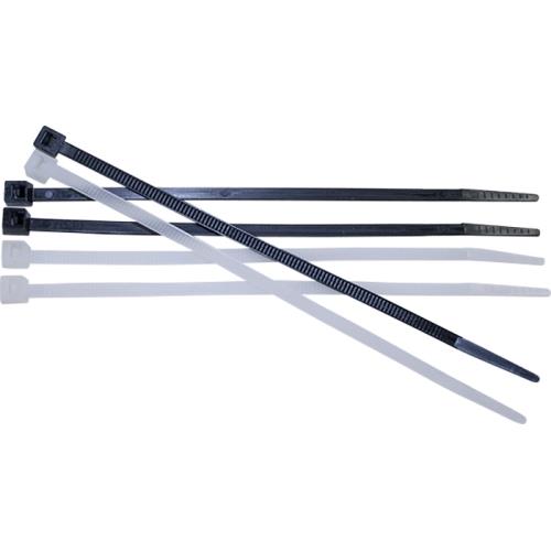 Stahovací pásky VPP 4, do 13 kg, černá, balení 100 ks - 3,6 x 290 mm Páska stahovací CB 3,6/290 mm, do 13 kg, balení 100 ks