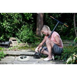 Ruční zemní vrták Fiskars QuikDrill - S - průměr čepelí 10 cm Zemní vrták Fiskars QuikDrill S, 100 mm