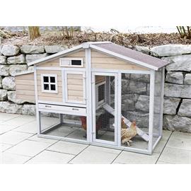Kurník pro 5 slepic s výběhem Coop Bonny, 181×65×118 cm Kurník pro slepice s výběhem Bonny, 181x65x118 cm