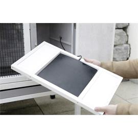 Zateplená králíkárna Superior šedá 130×66×110 cm Kotec pro králíky zateplený Superior 130x66x110 cm - uložení topné desky.