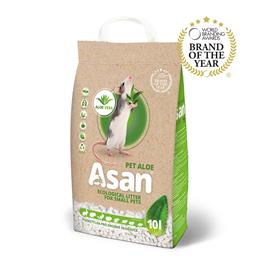 Stelivo pro hlodavce Asan Pet Aloe - 10 l Stelivo pro hlodavce ASAN Pet Aloe, 10 l.