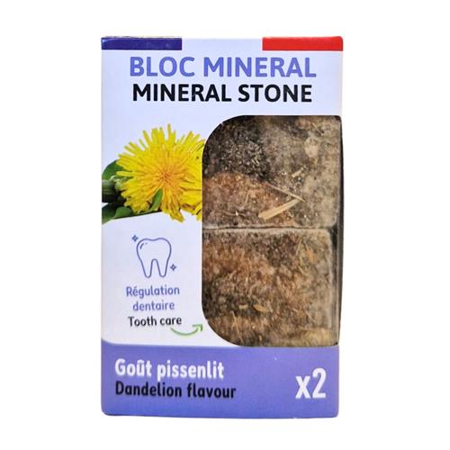 Minerální kámen pro hlodavce Zolux, 2×100 g - pampeliška Minerální kámen pro hlodavce Zolux, pampeliška, 2×100 g