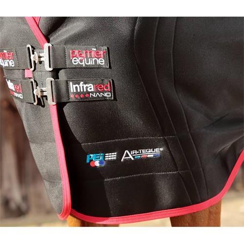Deka Premier Equine Nano-Tec, černá - vel. 155/206 cm Deka Premier Equine Nano-Tec, černá,