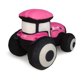 Plyšový traktor Case IH Magnum růžový 17 cm plyšový traktor