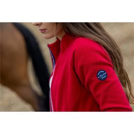 Dámská fleesová mikina Equitheme Lena, vínová - vel. M Mikina fleece Ekkia Lena, vínová, M