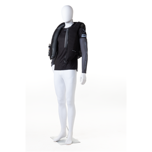 Bezpečnostní airbagová vesta Freejump X´Air Safe, 2v1, černá - vel. L Vesta airbagová X´Air Safe 2 v 1, vel. L