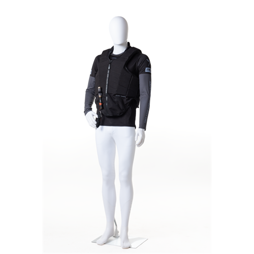 Bezpečnostní airbagová vesta Freejump X´Air Safe, 2v1, černá - vel. L Vesta airbagová X´Air Safe 2 v 1, vel. L