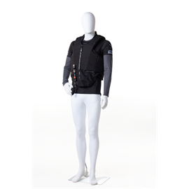 Bezpečnostní airbagová vesta Freejump X´Air Safe, 2v1, černá - vel. L Vesta airbagová X´Air Safe 2 v 1, vel. L