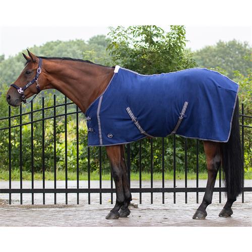 Odpocovací deka QHP Basic, modrá - 165/215 cm Deka odpocovací QHP Basic, modrá, 165 cm
