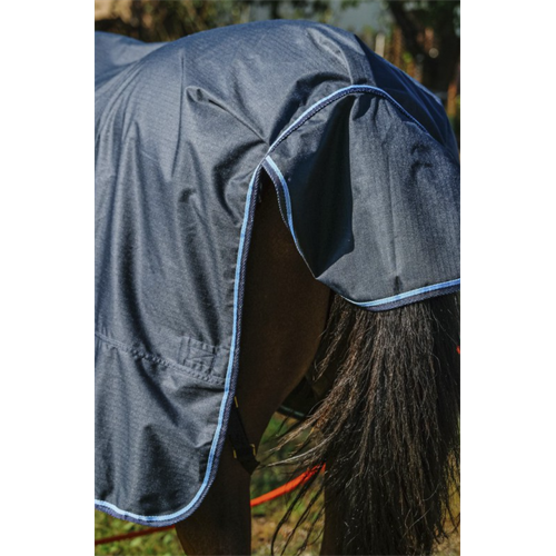 Nepromokavá deka Riding World Eco, 0 g, modrá - 165 cm Deka nepr. Riding World Eco, 0g,  modrá, 165 cm