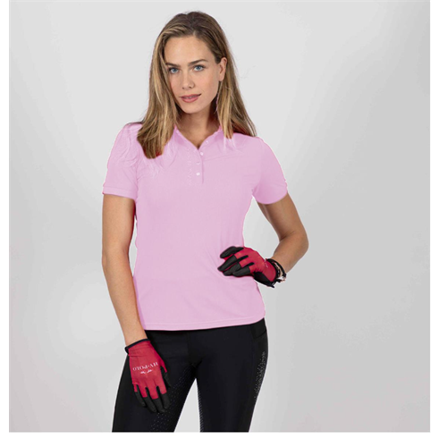 Dámské triko HV Polo Myrthe, světle růžové - vel. M Triko dámské HV Polo Myrthe, růžové, M