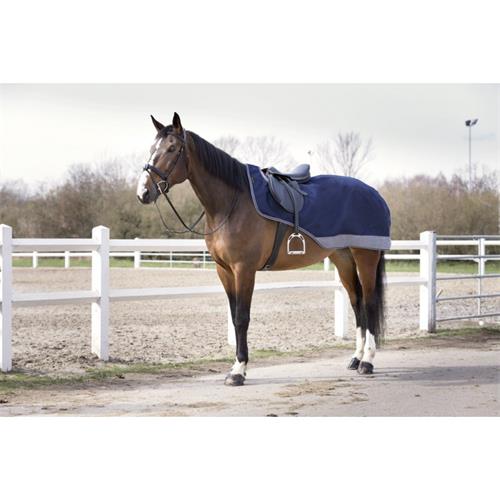 Bederní nepromokavá deka Equitheme, modro-šedá - vel. 165 cm Deka bederní neprom. Equith., modro-šedá, vel. 165