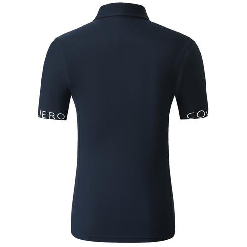 Dámské triko Covalliero Polo S/S 2025, tmavě modré - vel. L Triko Polo Covalliero SS 2025, tm. modré, L