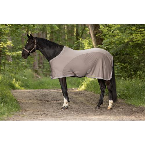 Síťovaná deka proti hmyzu na koně Covalliero S/S 2025, krémová - vel. 135/185 Síťová deka Covalliero SS 2025, beige, 135 cm