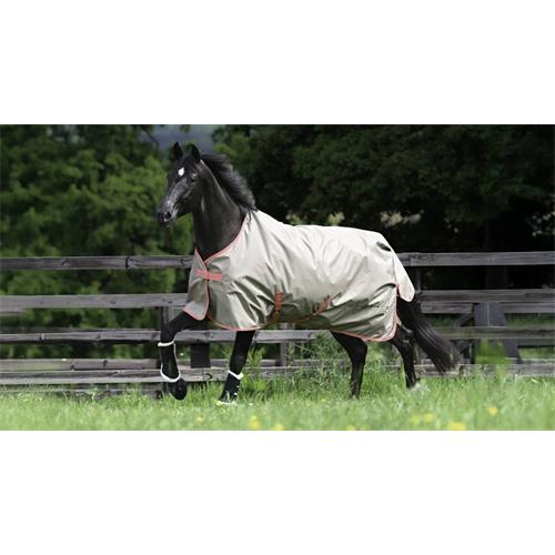 Nepromokavá deka Bucas Freedom Light S/S 2025, světle hnědá - vel. 155 cm Deka výběhová Freedom Light SS 25, sv. hnědá, vel. 155
