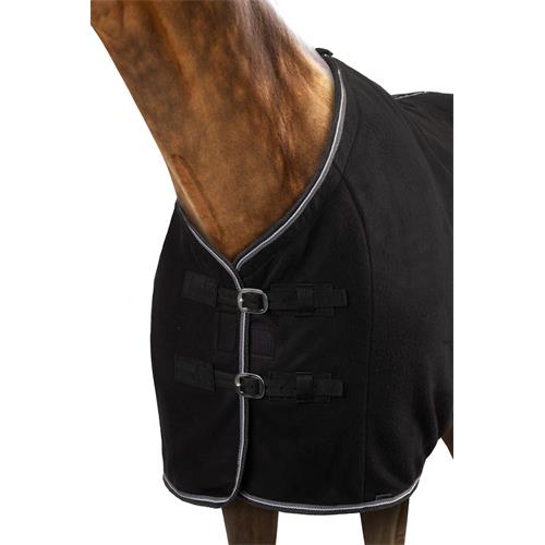 Odpocovací deka Horze Kiel, černá - 135/185 cm Deka fleecová Horze Kiel, černá, 135 cm