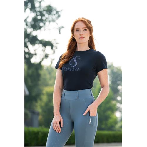 Dámské triko Eskadron Classic Sports 2025, modré - vel. XL Triko dámské Eskadron Classic Sports S/S 25, tm. modré, vel. XL