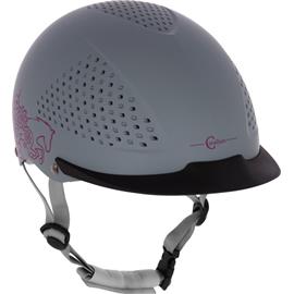 Jezdecká bezpečnostní přilba Covalliero Beauty 2.0, šedá, vel. 48-51 cm Jezdecká bezpečnostní přilba Covalliero Beauty 2.0, šedá, vel. 48-51 cm