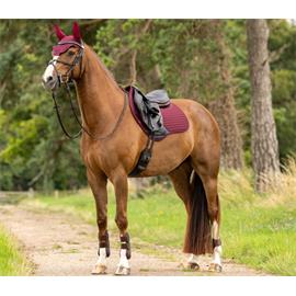 Podsedlová dečka LeMieux Anti Slip, vínová, VS Podsedlová dečka LeMieux Anti Slip, vínová, VS