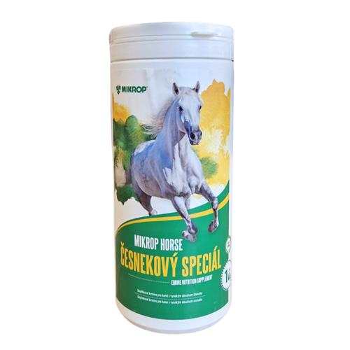 Doplněk pro koně Mikrop česnekový speciál, 1 kg Doplněk pro koně Mikrop česnekový speciál, 1 kg