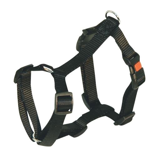 Postroj na psa, černý - 30 - 40 cm Postroj pro psy, černý, 15mm, 30-40 cm