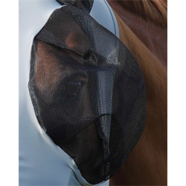 Elastická maska na uši Premier Equine, modrá/šedá - vel. Cob Maska elastická Premier,modrá,šedá, vel. Cob