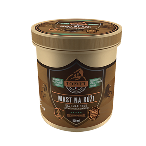 Mast na ekzematickou kůži Topvet - 500 ml Mast na ekzematickou kůži TOPVET, 500 ml