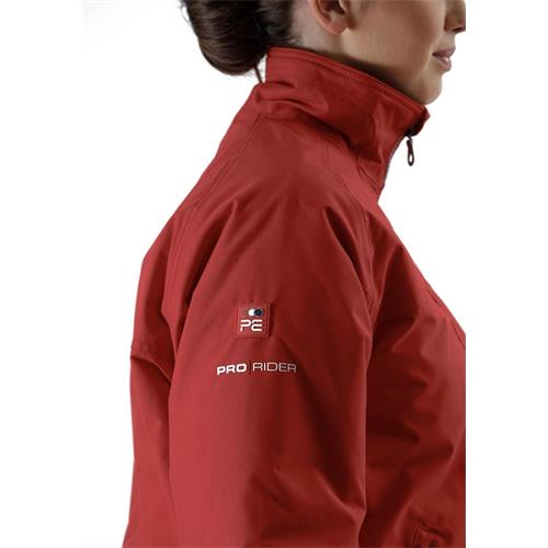 Nepromokavá bunda Premier Equine Pro Rider UNI, červená - vel. S Bunda Premier Pro Rider UNI, červená, vel. S