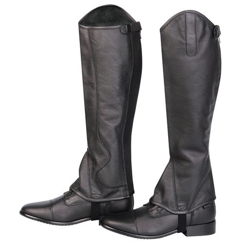 Kožené minichapsy Harrys Horse Belissa, černé - vel. XL Minichaps kožené HH Belissa, široké, vel. XL
