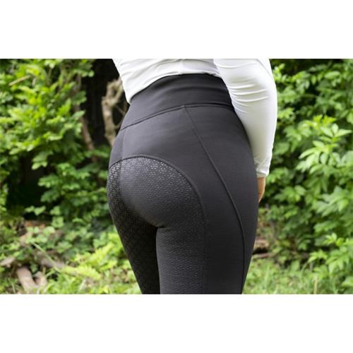 Dámské zimní jezdecké leginy Equitheme, černé - vel. 32 Termoleginy dámské Equithéme, černé, vel. 32