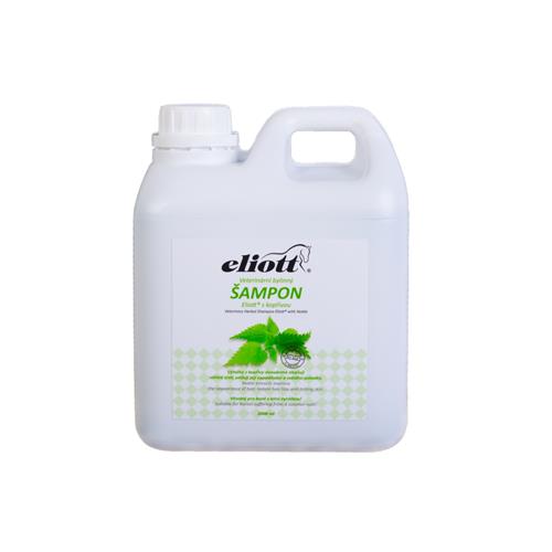 Veterinární bylinný šampon Eliott s kopřivou - 2 l Bylinný šampon pro koně s kopřivou Eliott, 2 l