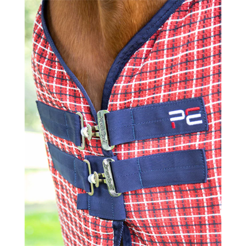 Vaflová deka Premier Equine 3D - červeno-bílá, vel. 125 cm Deka vaflová Premier, červeno-bílá, vel. 125 cm