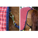 Vaflová deka Premier Equine 3D - červeno-bílá, vel. 125 cm Deka vaflová Premier, červeno-bílá, vel. 125 cm