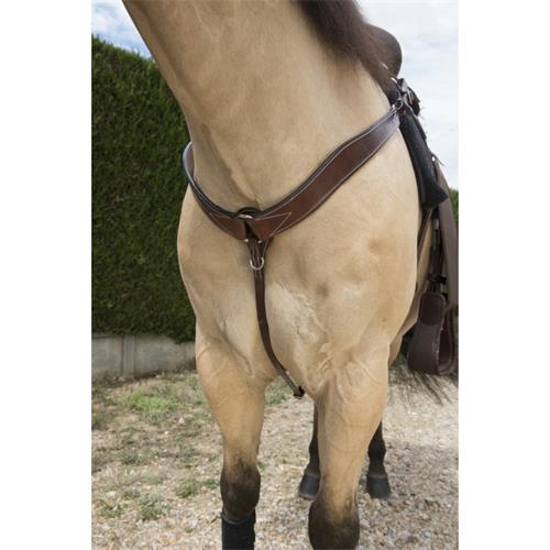 Westernový poprsník Equitheme Westride - hnědý Poprsník westernový Ekkia Westride, hnědý