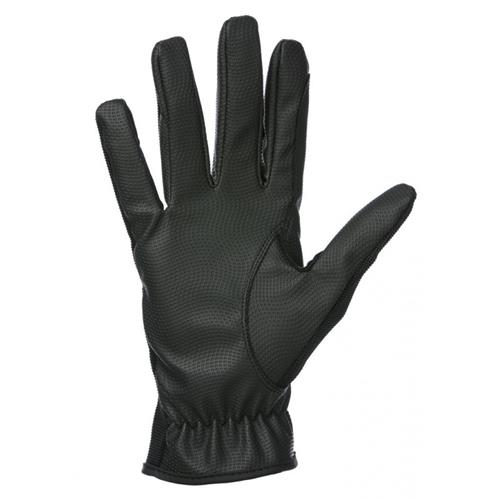 Jezdecké rukavice Equitheme Filet, černé - vel. L Rukavice jezdecké Equitheme Filet, černé, L