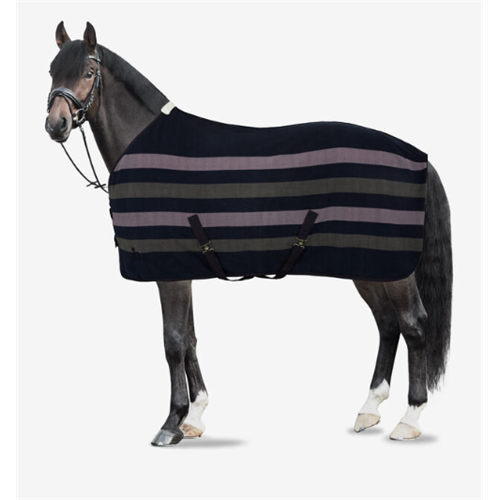 Odpocovací deka Horze Wilton, pruhovaná - 125 cm Deka fleecová Horze Wilton, 125cm